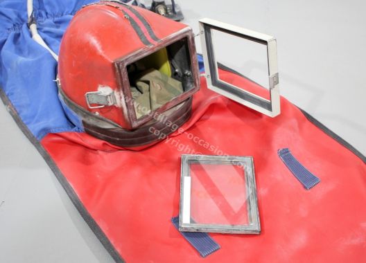 2 casques ACF BORNEO Fenêtre carrée + filtre air respirable PROMATEC