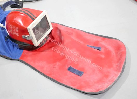 2 casques ACF BORNEO Fenêtre carrée + filtre air respirable PROMATEC