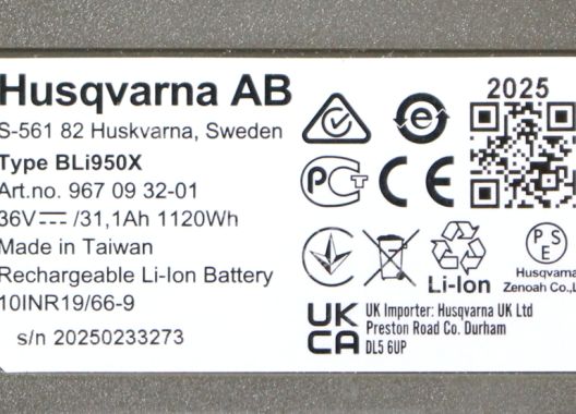 Débroussailleuse HUSQVARNA 535iRXT + batterie HUSQVARNA BLi950X