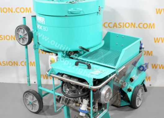 Machine à projeter IMER SMALL 50 EVO + accessoires + malaxeur IMER MIX 80