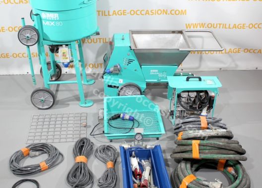 Machine à projeter IMER SMALL 50 EVO + accessoires + malaxeur IMER MIX 80