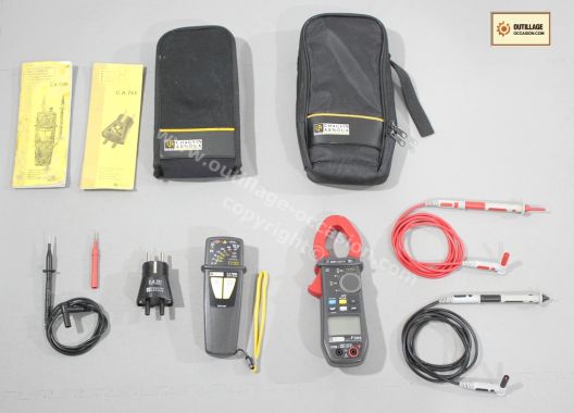 CHAUVIN ARNOUX – détecteur de tension CA760N + pince multimètre F205