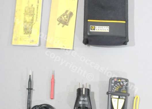 CHAUVIN ARNOUX – détecteur de tension CA760N + pince multimètre F205