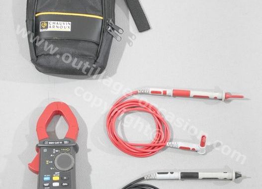 CHAUVIN ARNOUX – détecteur de tension CA760N + pince multimètre F205