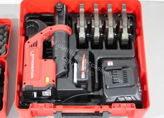 Sertisseuse ROTHENBERGER ROMAX COMPACT 3 + 8 mâchoires