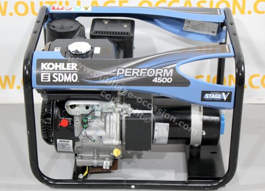 Treuil RUNPOTEC CW 800E avec chariot + groupe électrogène SDMO 4500 PERFORM