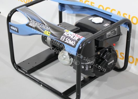 Treuil RUNPOTEC CW 800E avec chariot + groupe électrogène SDMO 4500 PERFORM
