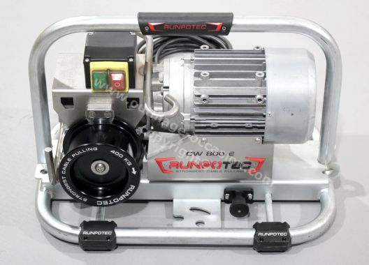 Treuil RUNPOTEC CW 800E avec chariot + groupe électrogène SDMO 4500 PERFORM