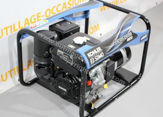 Treuil RUNPOTEC CW 800E avec chariot + groupe électrogène SDMO 4500 PERFORM