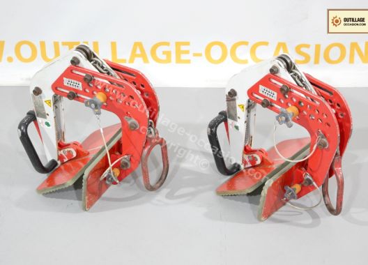 2 pinces de levage pour panneau de bardage / sandwich CARL STAHL 30-120mm