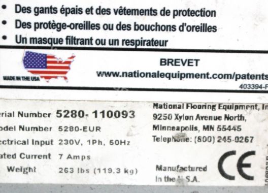 Décolleuse de sol NFE 5280