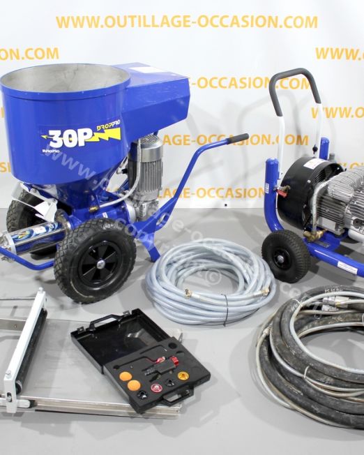 Machine à projeter DROPPRO 30P + compresseur E 40